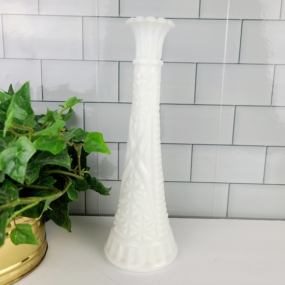 Vintage Accents Vintage Milk Glass Vase Poshmark